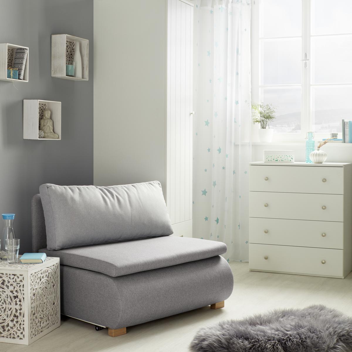 Fekvőfotel Keny - szürke, Konventionell, textil (100/76/84cm) - Mömax