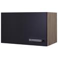 Küchenoberschrank Anthrazit/Eiche - Edelstahlfarben/Eichefarben, MODERN, Holzwerkstoff/Metall (60/32/32cm) - FlexWell.ai Küchenoberschrank Anthrazit/Eiche - Edelstahlfarben/Eichefarben, MODERN, Holzwerkstoff/Metall (60/32/32cm) - FlexWell.ai