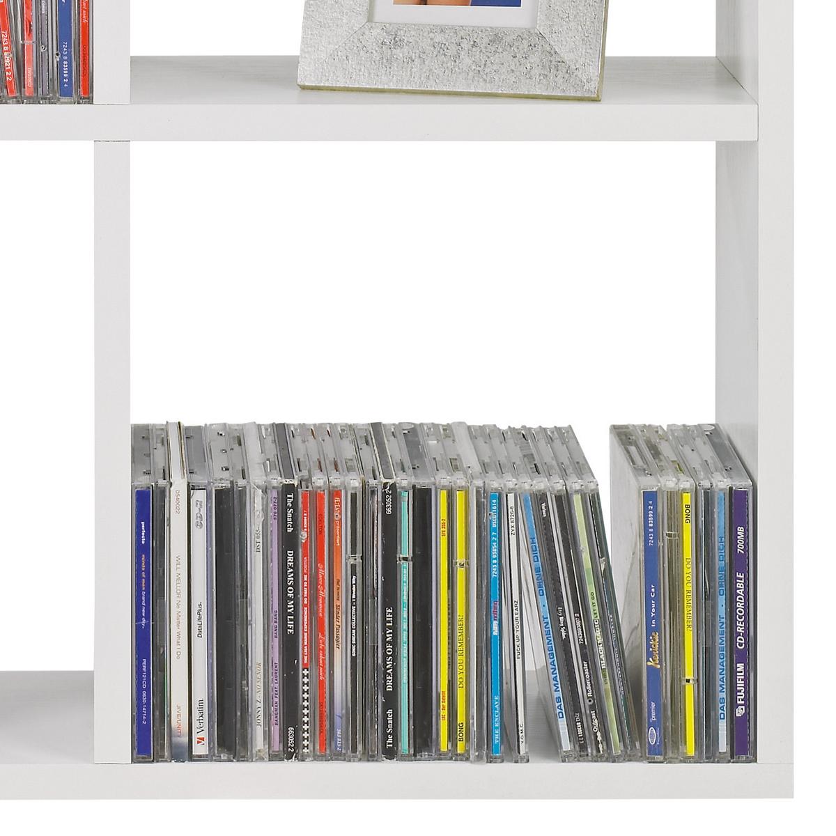 Etajeră suspendată Alex - alb, Modern, material pe bază de lemn (60/60/18cm) - Best Price