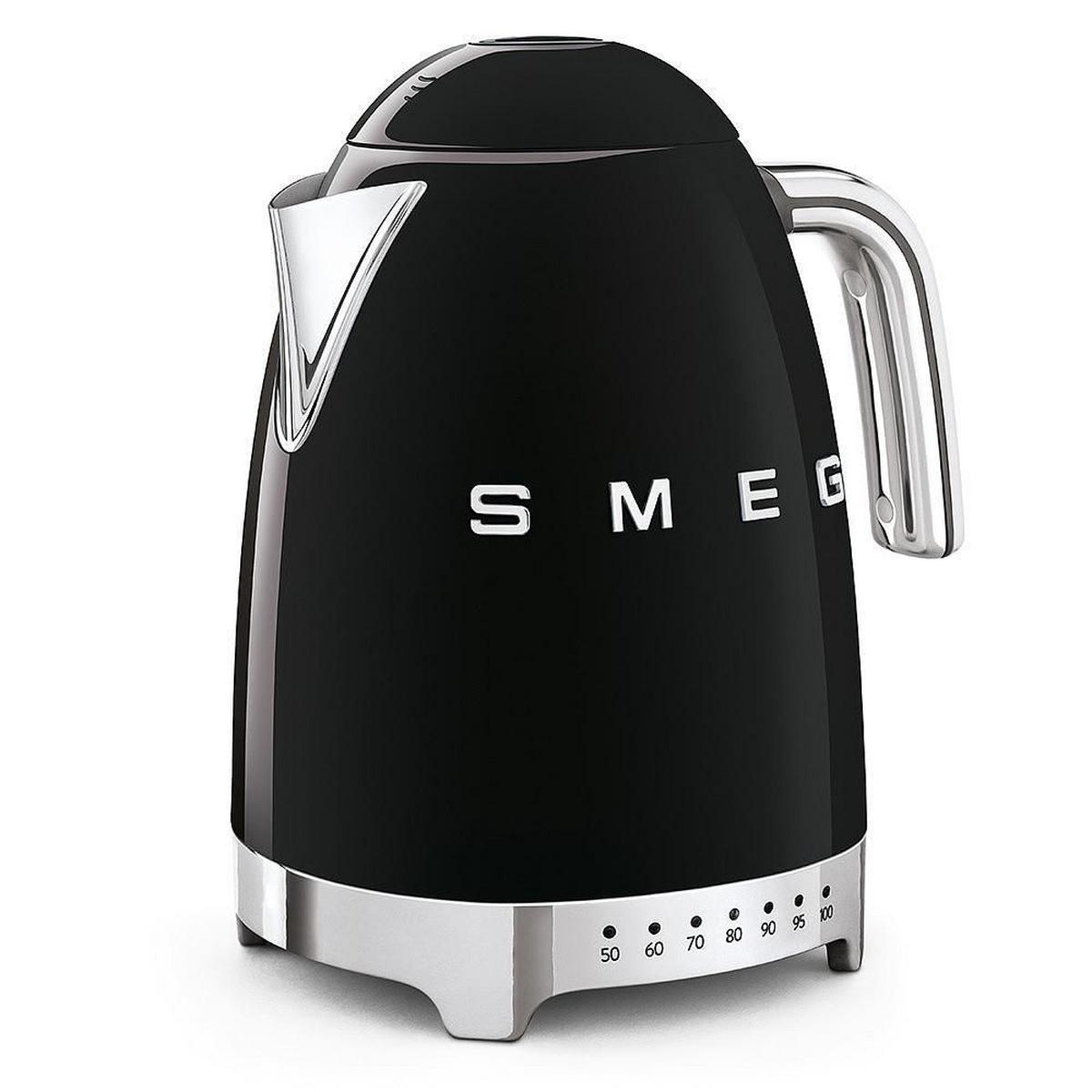 CZAJNIK ELEKTRYCZNY KLF04BLEU SMEG - czarny, Basics, metal (22,3/28/17,1cm) - SMEG