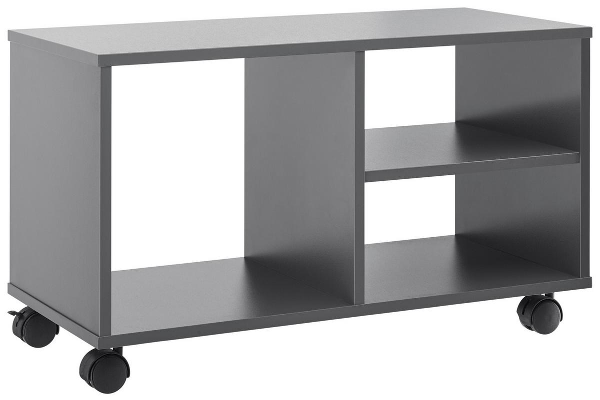 Médiaállvány Görgős Antracit Flip Ii - antracit, Modern, műanyag/faalapú anyag (75/44/35cm) - Best Price