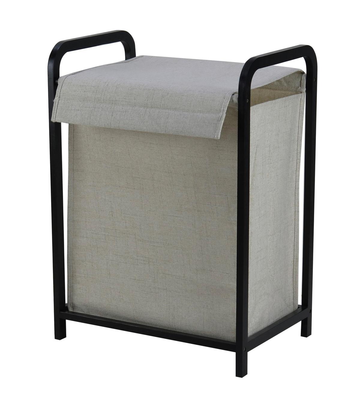 Košara Za Perilo Nuxio - črna/bež, Moderno, karton/tekstil (45/31/62cm) - Mömax