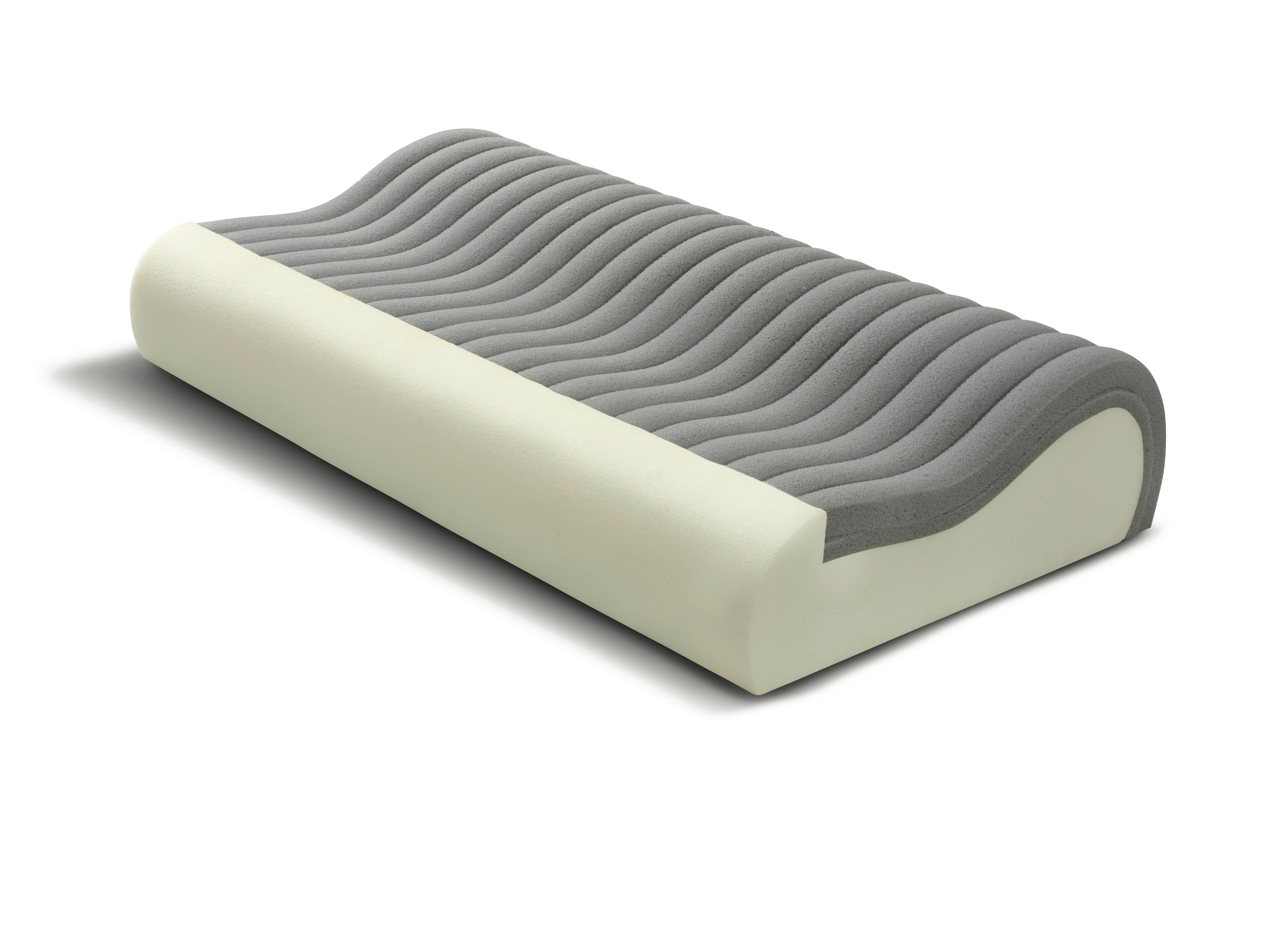 NACKENKISSEN FYNN BAMBOO 50X70 CM - Weiss, Design, Textil (50/70cm) - Billerbeck