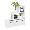 Regal Cassa 1 Weiss - Weiss, Konventionell, Holzwerkstoff (112/113/35cm) - Mömax