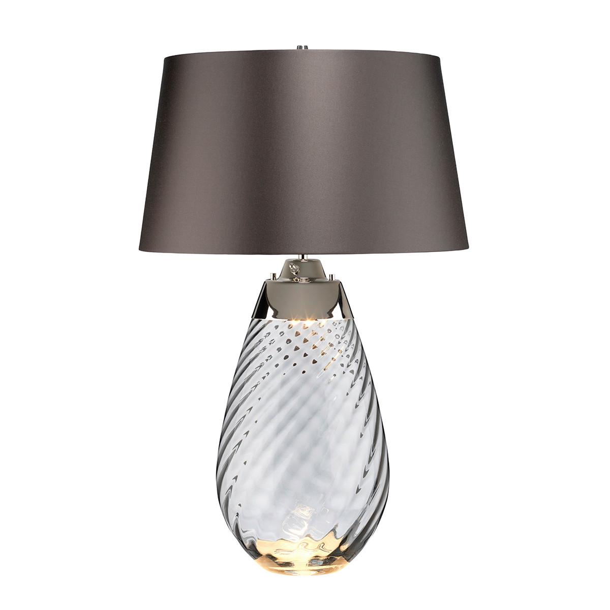 Stolna Svjetiljka Lena Lena-Tl-L-Smoke - prozirno/smeđa, Konvencionalno (46/74cm) - Elstead Lighting