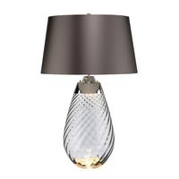 Stolna Svjetiljka Lena Lena-Tl-L-Smoke - prozirno/smeđa, Konvencionalno (46/74cm) - Elstead Lighting