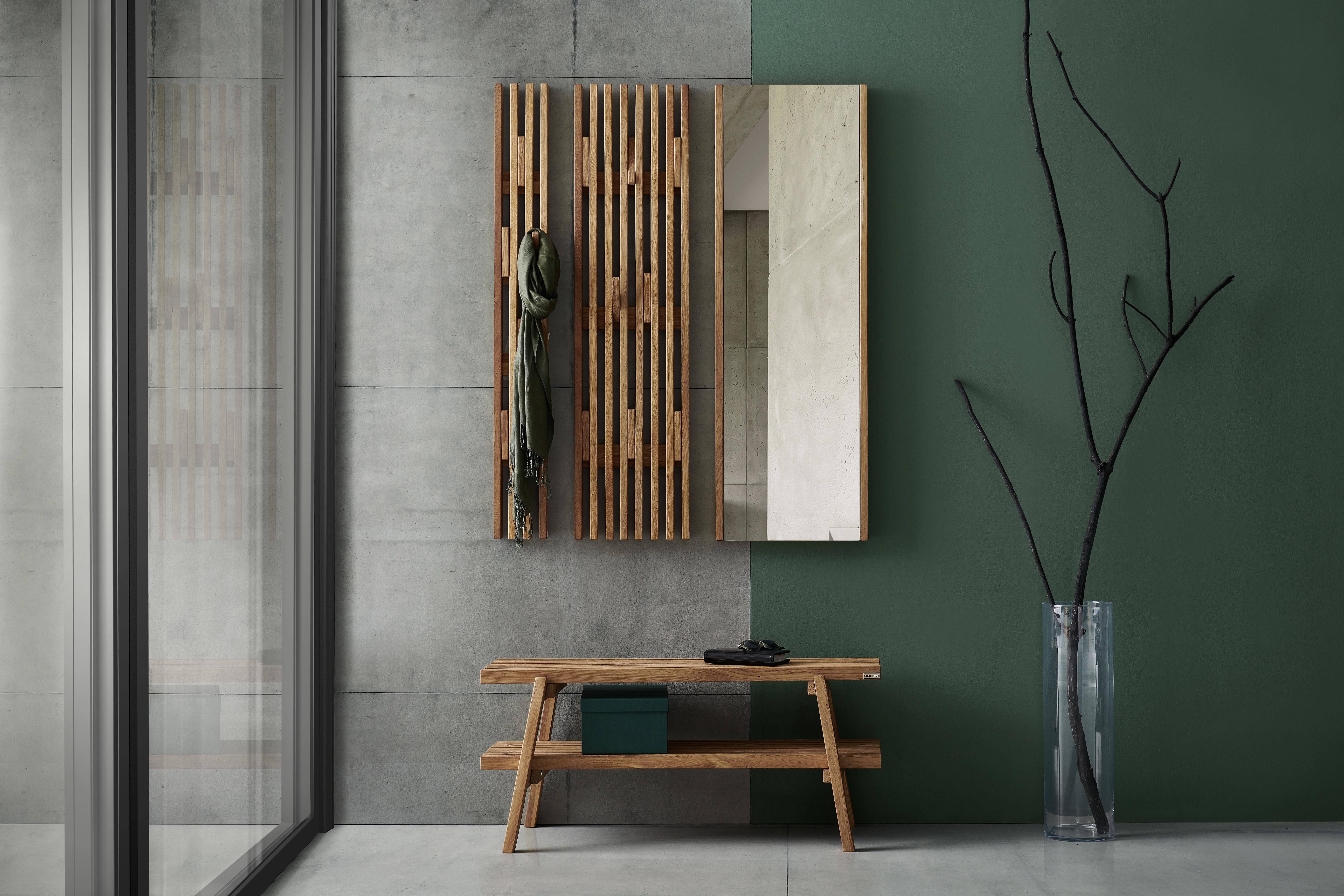 SIEDZISKO DO PRZEDPOKOJU STUDIOLINE - kolor dębowy, Natur, drewno (100/45/40cm) - Linea Natura