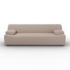SOFFA SOPHIE - brun/svart, Modern, trä/textil (226/74/89cm) - Bessagi Home