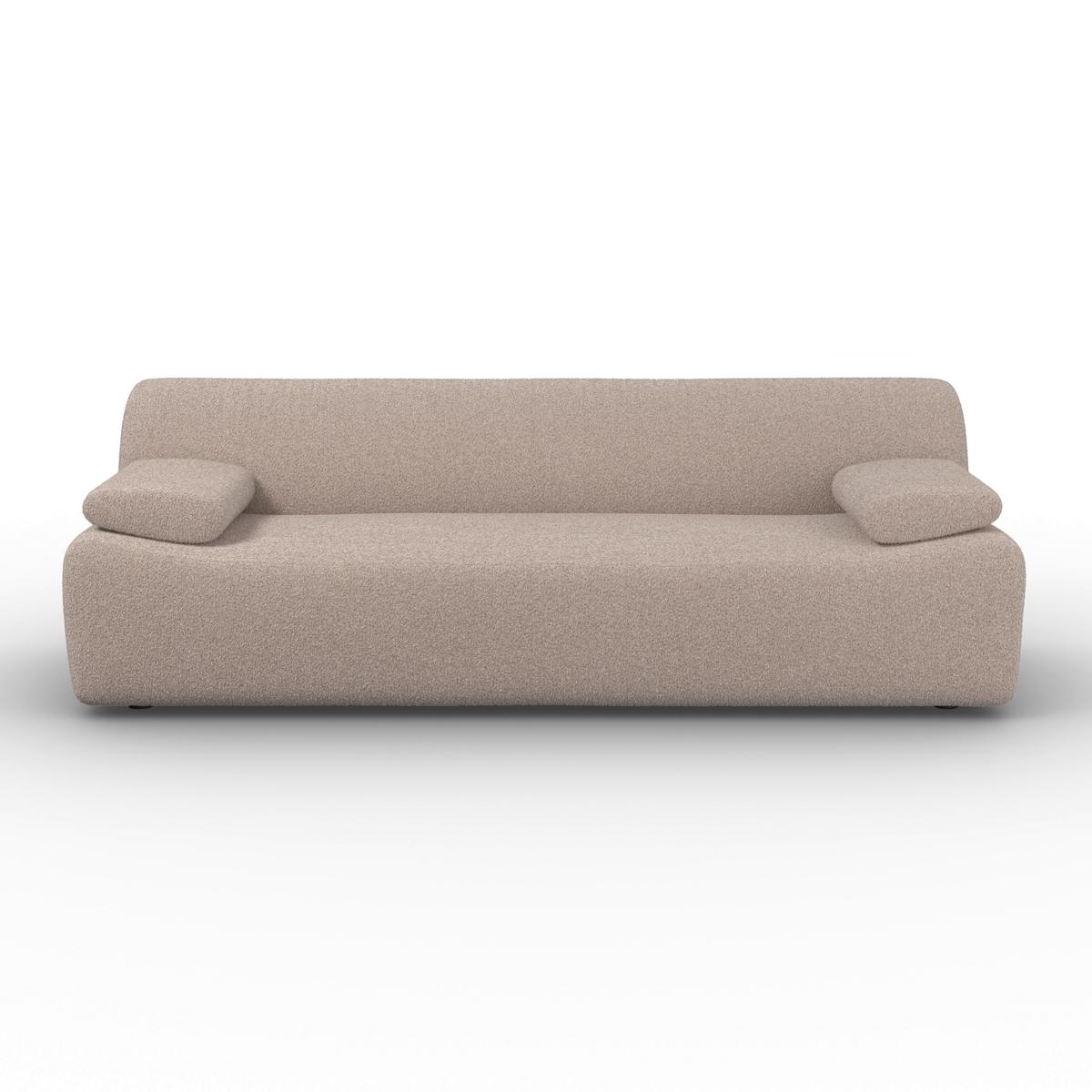 CANAPEA SOPHIE - maro/culoare natur, Modern, lemn/textil (222/88/75cm) - Bessagi Home