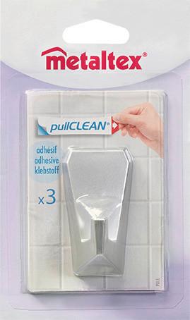 Akasztó Ezüst - műanyag (9,4/16/2,5cm) - Metaltex