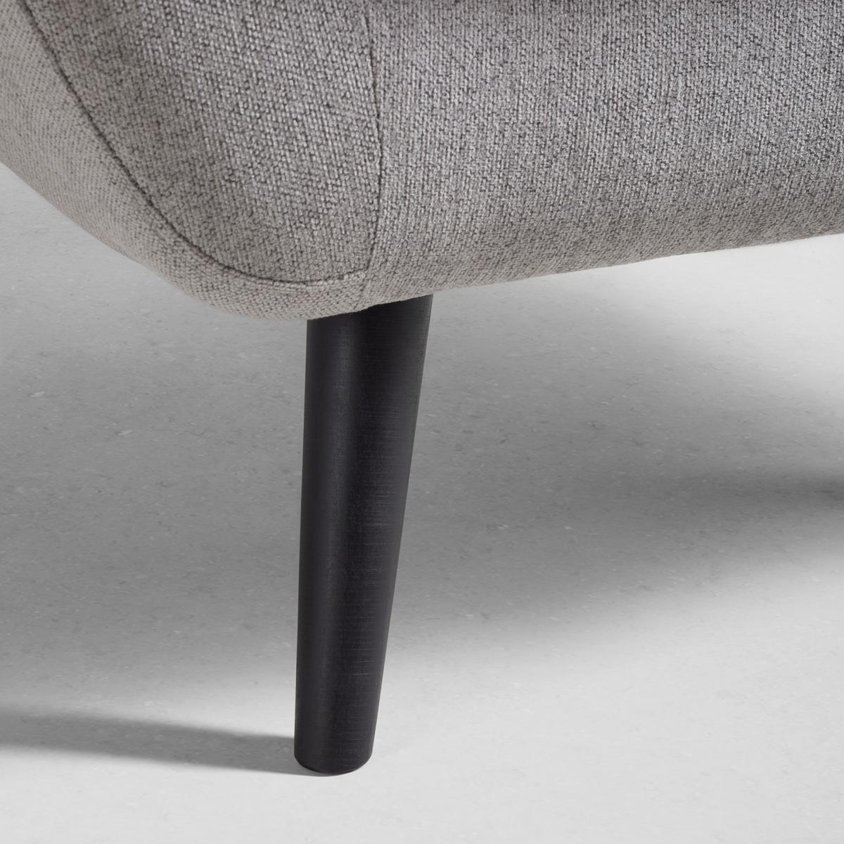 2-Sitzer-Sofa Helsinki in Grau/Dunkelgrau - Dunkelgrau/Schwarz, MODERN, Holz/Holzwerkstoff (140/102/90cm) - Mömax