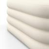 BÄNK LORENA - cremefärgad, Modern, trä/textil (110/47/45cm) - Bessagi Home