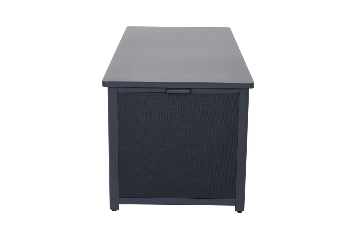 Kissenbox Sabano Anthrazit - Anthrazit, Basics, Kunststoff/Metall (79,3/75/181cm) - Siena Garden