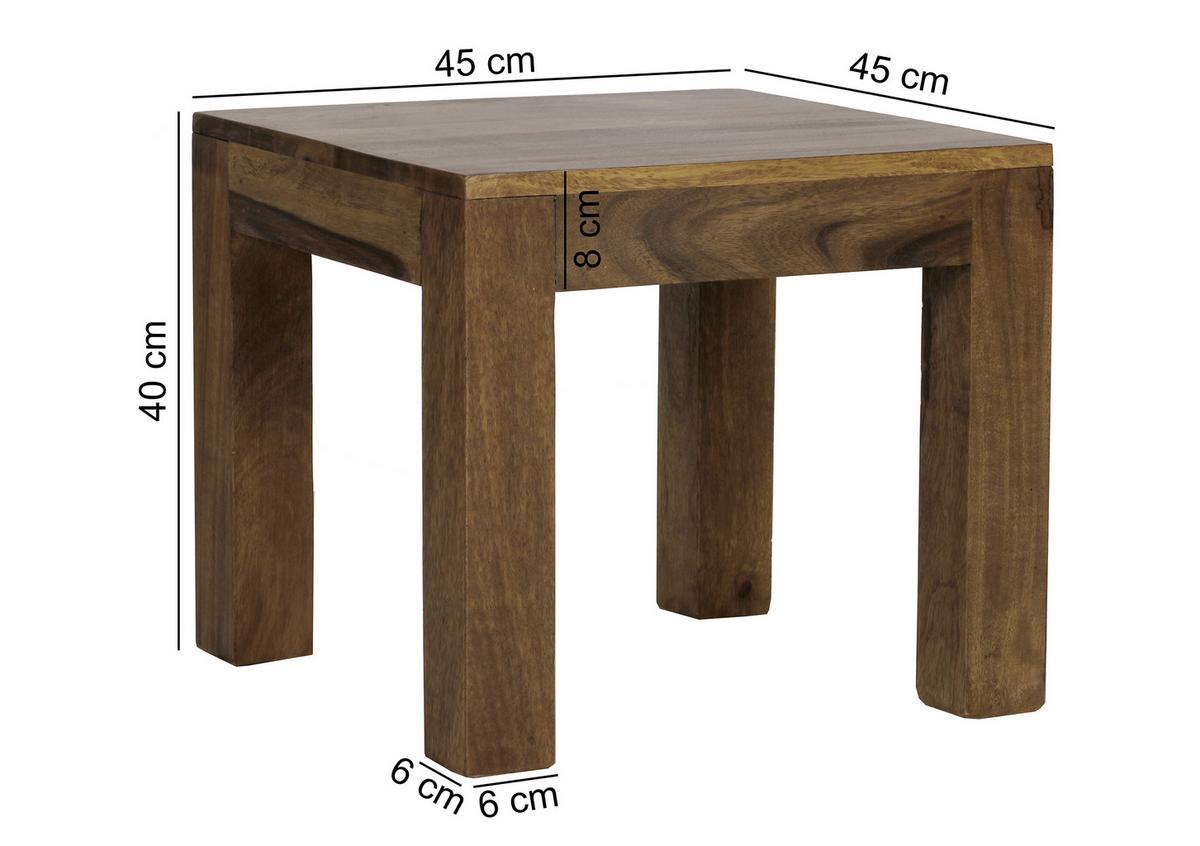 Mizica Wl1.204 - barve indijskega rožnega lesa, Design, les (45/45/40cm) - MID.YOU