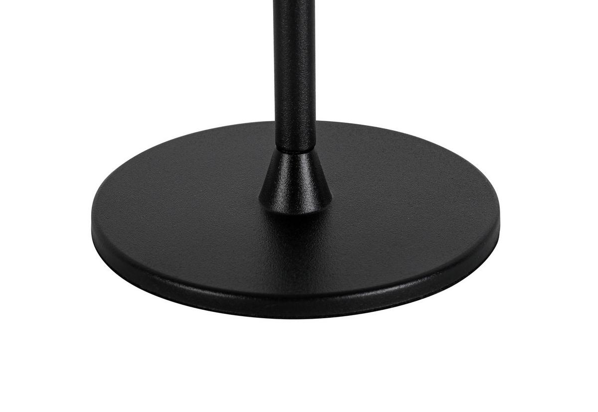 Akku-Tischleuchte Thremo Schwarz, 3er Set - Schwarz/Weiß, MODERN, Kunststoff/Metall (11/30/21,1cm) - Mömax