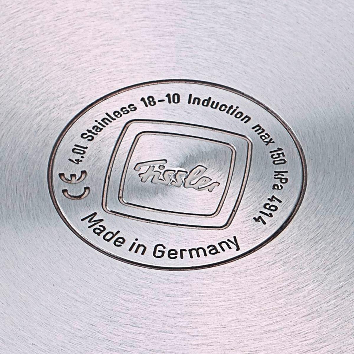 SZYBKOWAR 602-410-04-000/0 FISSLER - kolor srebrny/kolor stalowy, Basics, metal (22cm) - Fissler