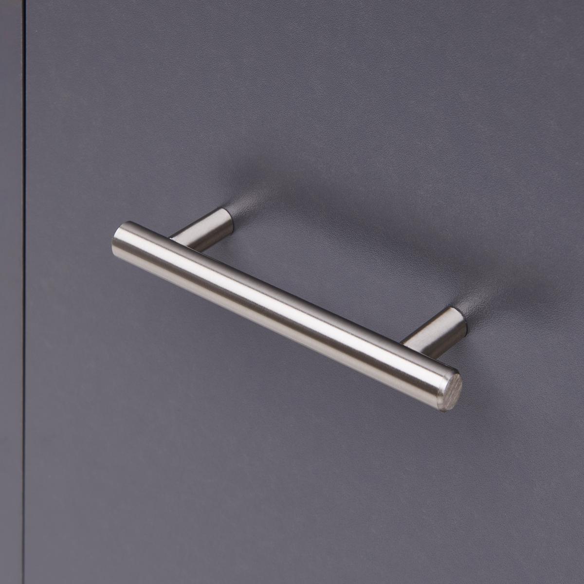Küchenblock ECONOMY 310 Grau/Eiche B: ca. 310 cm - Eichefarben/Grau, Basics, Holzwerkstoff (310cm) - Respekta