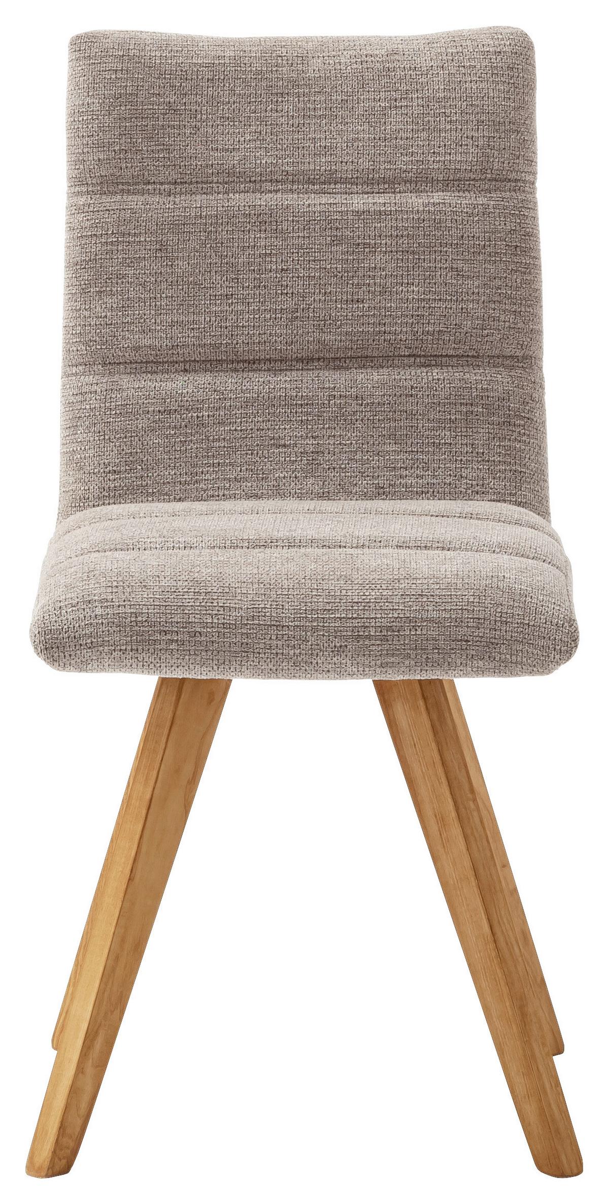 KRZESŁO CHENNAI - kolor dębowy/antracytowy, Design, drewno/tkanina (43/84/56cm) - Livetastic