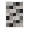 Covor cu țesătură plată Noah 1 - alb/negru, Modern, plastic (190/250cm) - Mömax