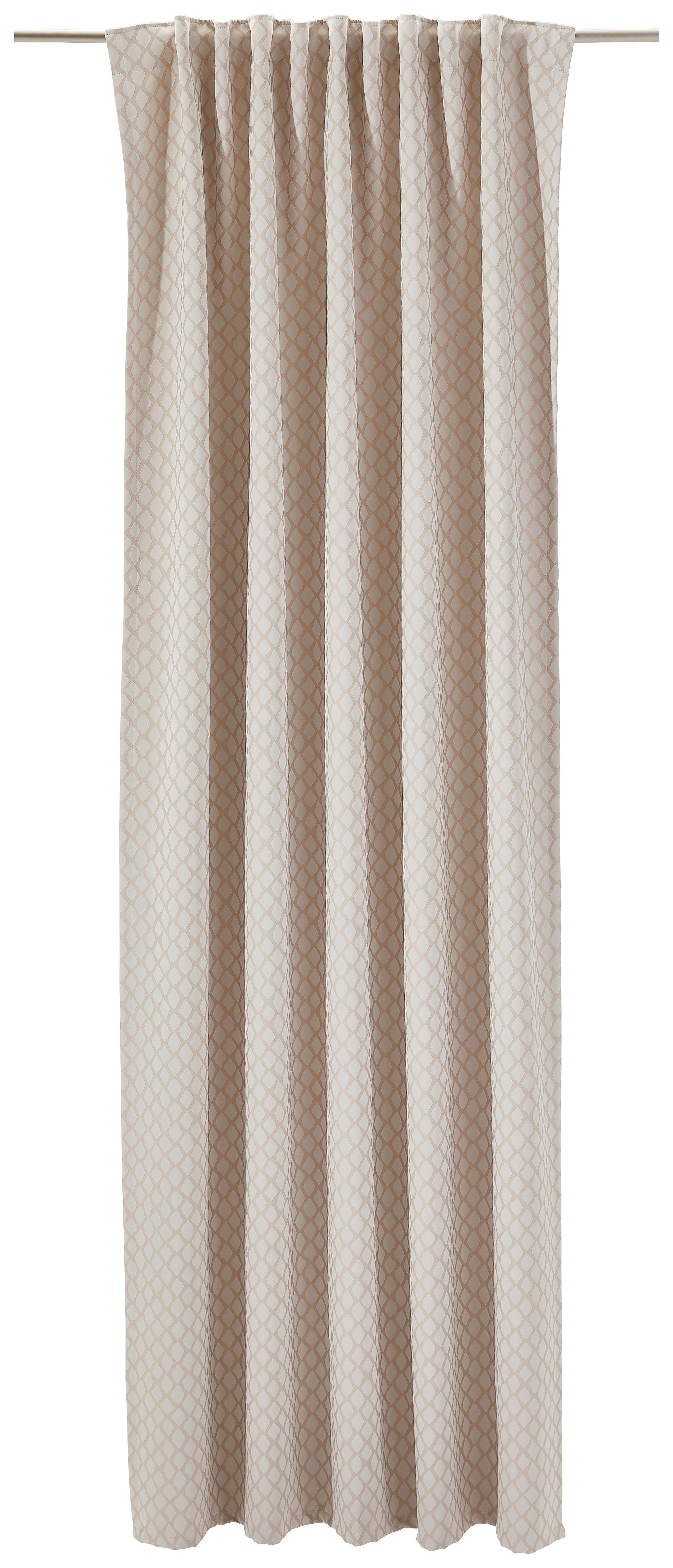 ZASŁONA GOTOWA LUNA - beżowy, Konventionell, tkanina (140/245cm) - Dieter Knoll