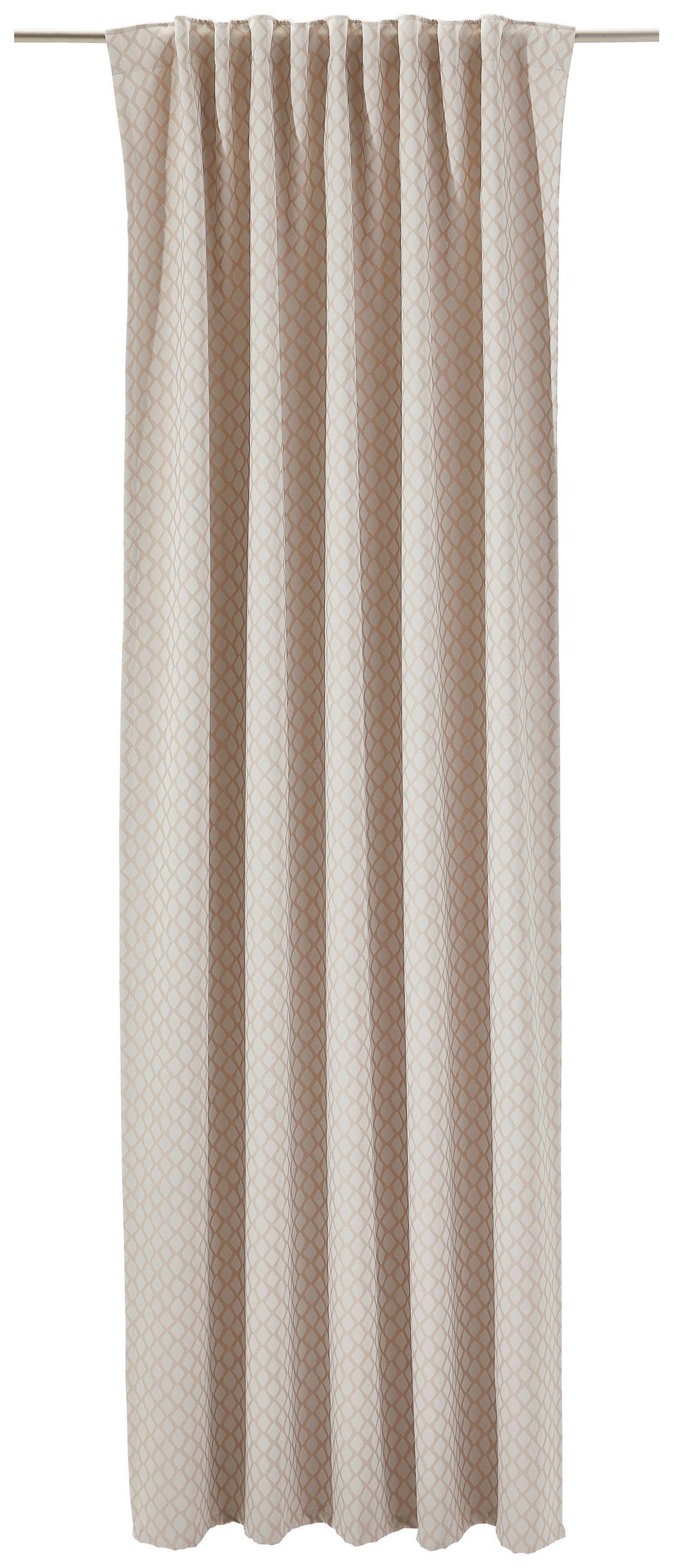 ZASŁONA GOTOWA LUNA - beżowy, Konventionell, tkanina (140/245cm) - Dieter Knoll