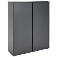 SZAFKA NA BUTY LIV - antracytowy, Konventionell, materiał drewnopochodny/tworzywo sztuczne (97,5/120/34cm) - Xora