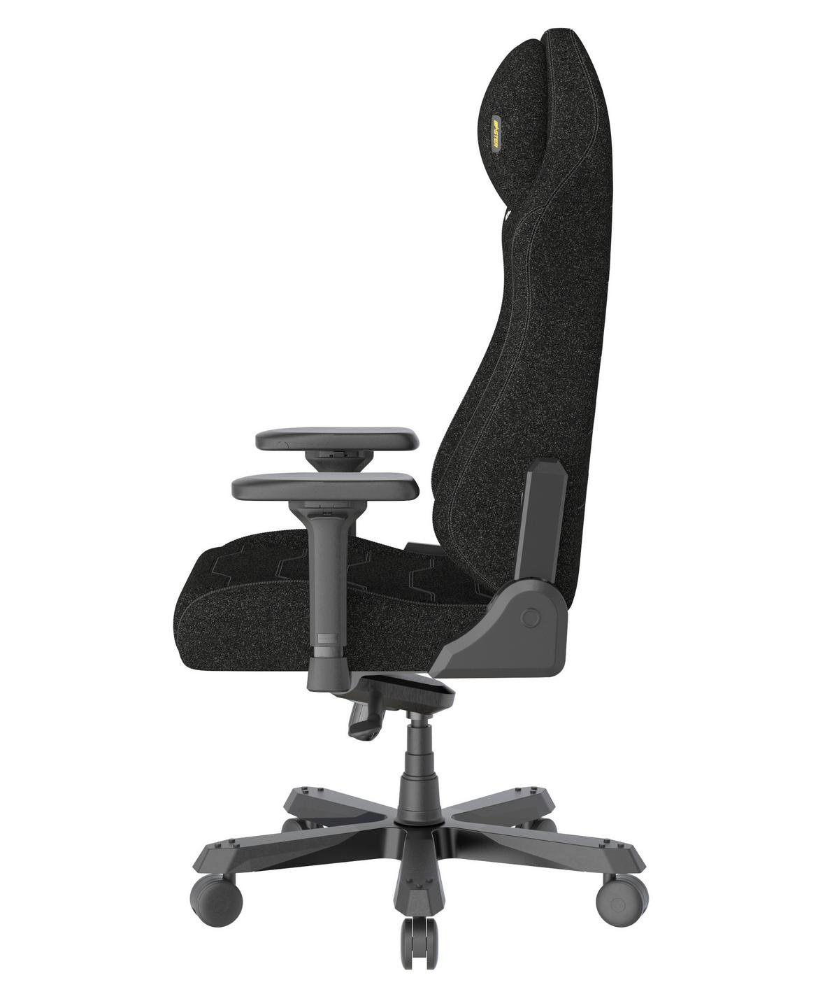 Gamingstuhl Master Schwarz - Schwarz, KONVENTIONELL, Textil/Metall (70/133/70cm) - Dxracer