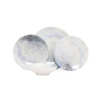 SERWIS OBIADOWO-ŚNIADANIOWY VADUZ - różnokolorowy, Basics, ceramika