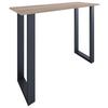 BARTISCH XONA B 140X50 - Schwarz/Sonoma Eiche, Konventionell, Holzwerkstoff/Metall (140/102/50cm)