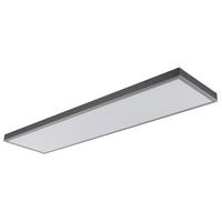 LED-DECKENLEUCHTE 416080AD5-CCT DORO - Weiss/Dunkelgrau, Basics, Kunststoff/Metall (120/30/7,5cm) - Globo
