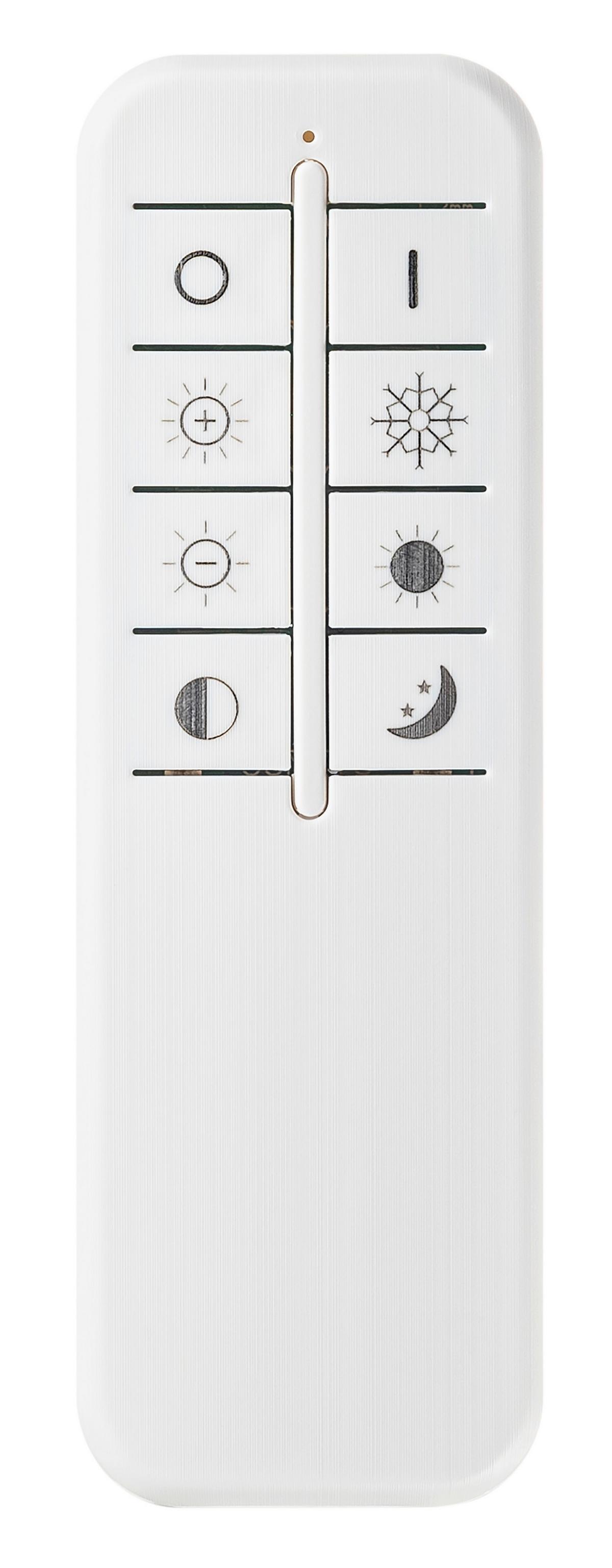 LED-DECKENLEUCHTE 67201S-60  PANDA - Weiss/Opal, Design, Kunststoff/Metall (80/13,5cm) - Globo