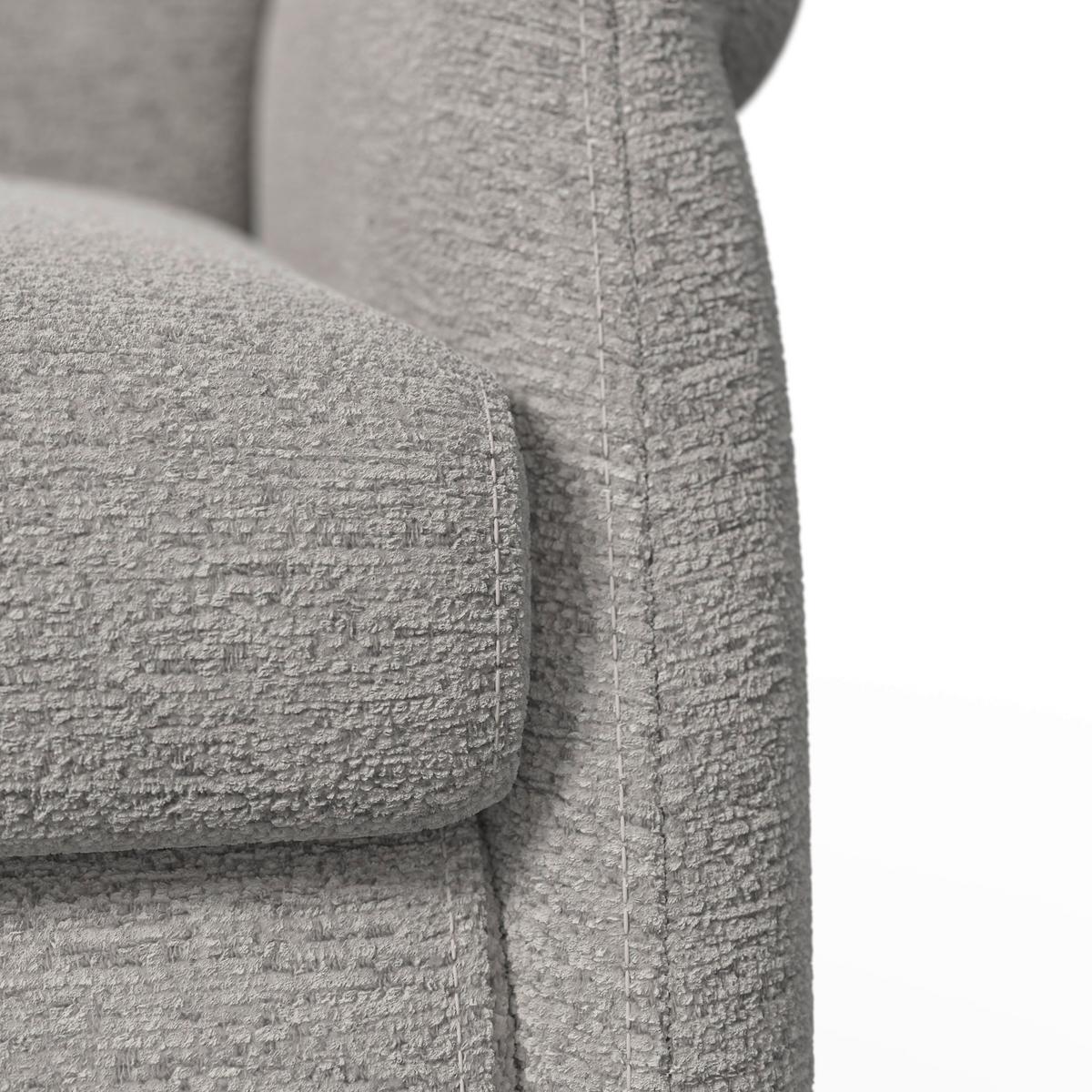 Elektrischer Relaxsessel Alice mit Liege- und Relaxfunktion - Hellgrau/Schwarz, MODERN, Holz/Textil (76/110/90cm) - Bessagi Home