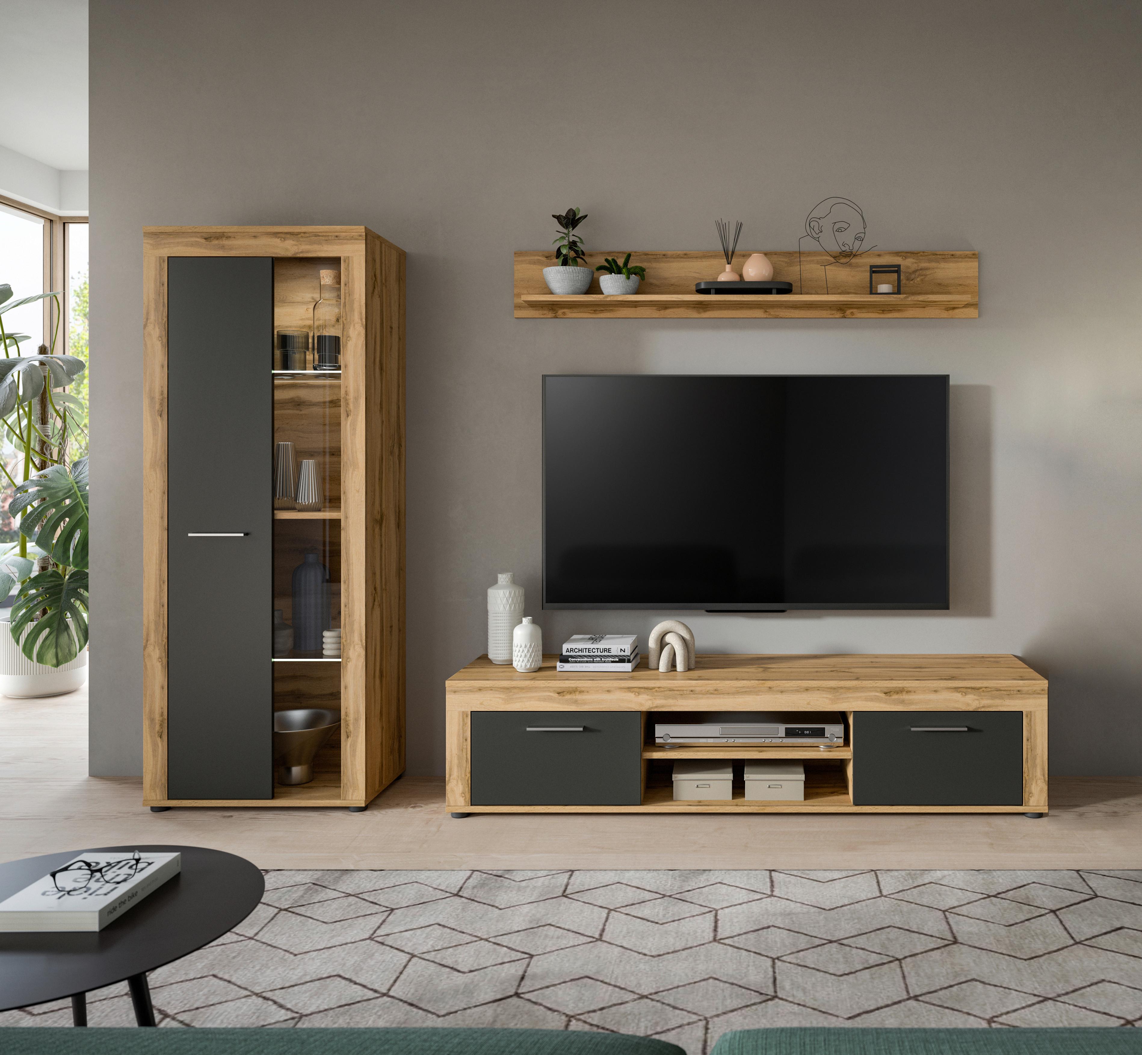 Ansamblu mobilier camera de zi JAM - Design (235/159/35cm) - Modern Living