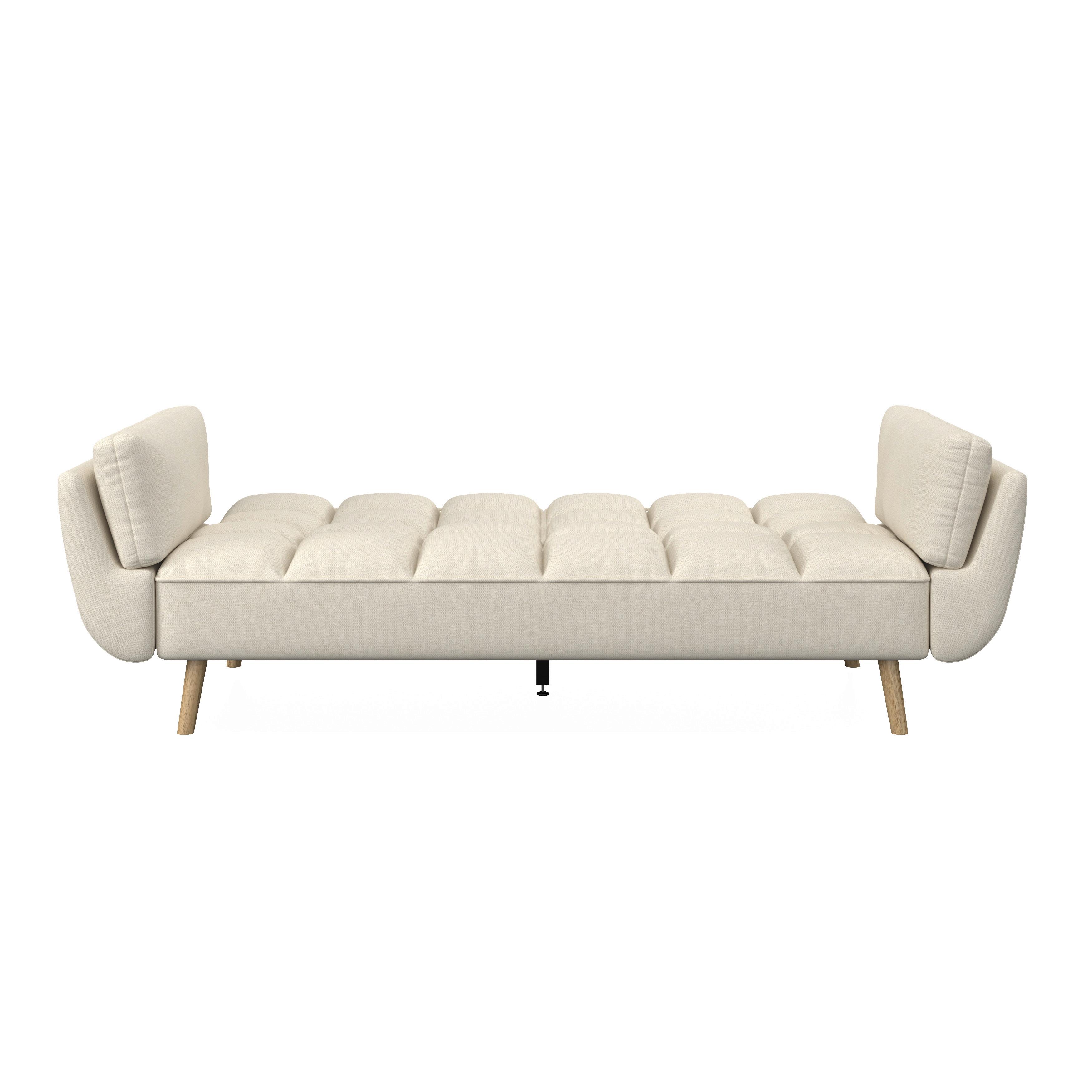 BÄDDSOFFA CORA - cremefärgad/naturfärgad, Modern, trä/textil (214/92/81cm) - Bessagi Home