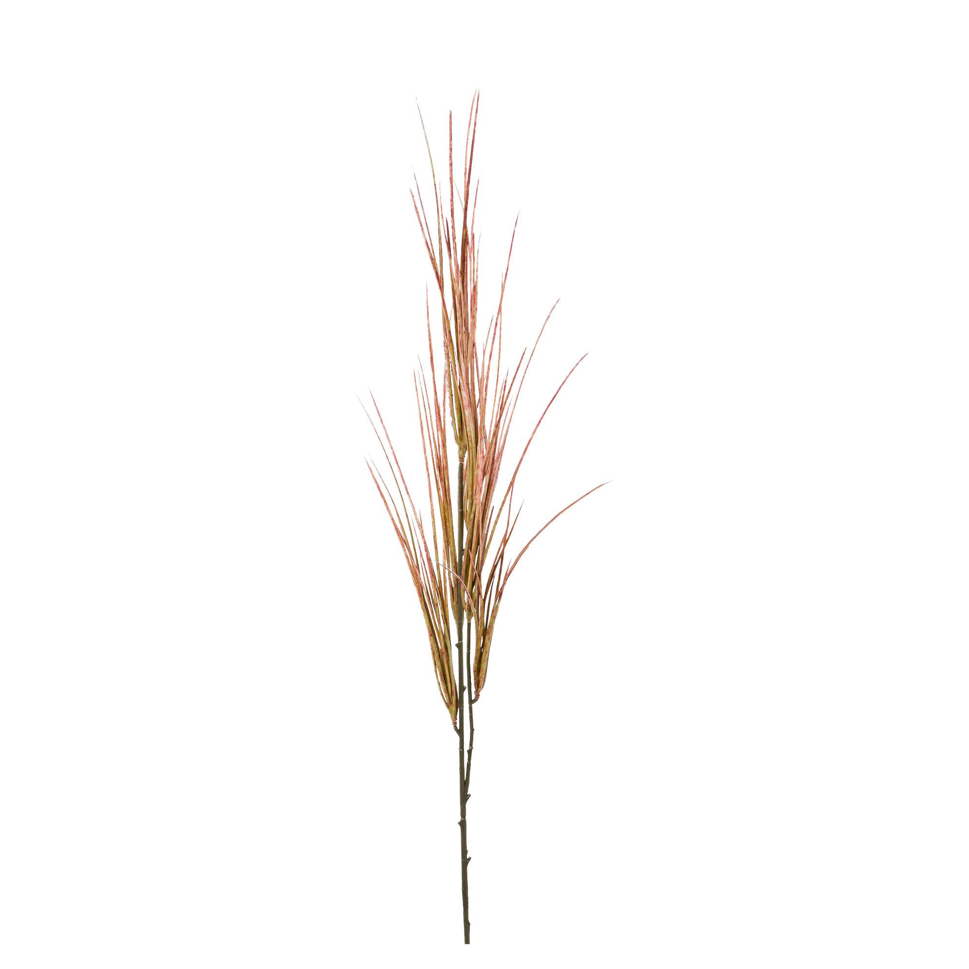 Kunstpflanze Gras II in Grün/Rosa - Rosa/Grün, KONVENTIONELL, Kunststoff (104cm) - Modern Living