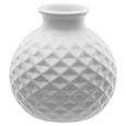Vase Jarla in verschiedenen Farben - Petrol/Weiß, Stein (11/11cm) Vase Jarla in verschiedenen Farben - Petrol/Weiß, Stein (11/11cm)