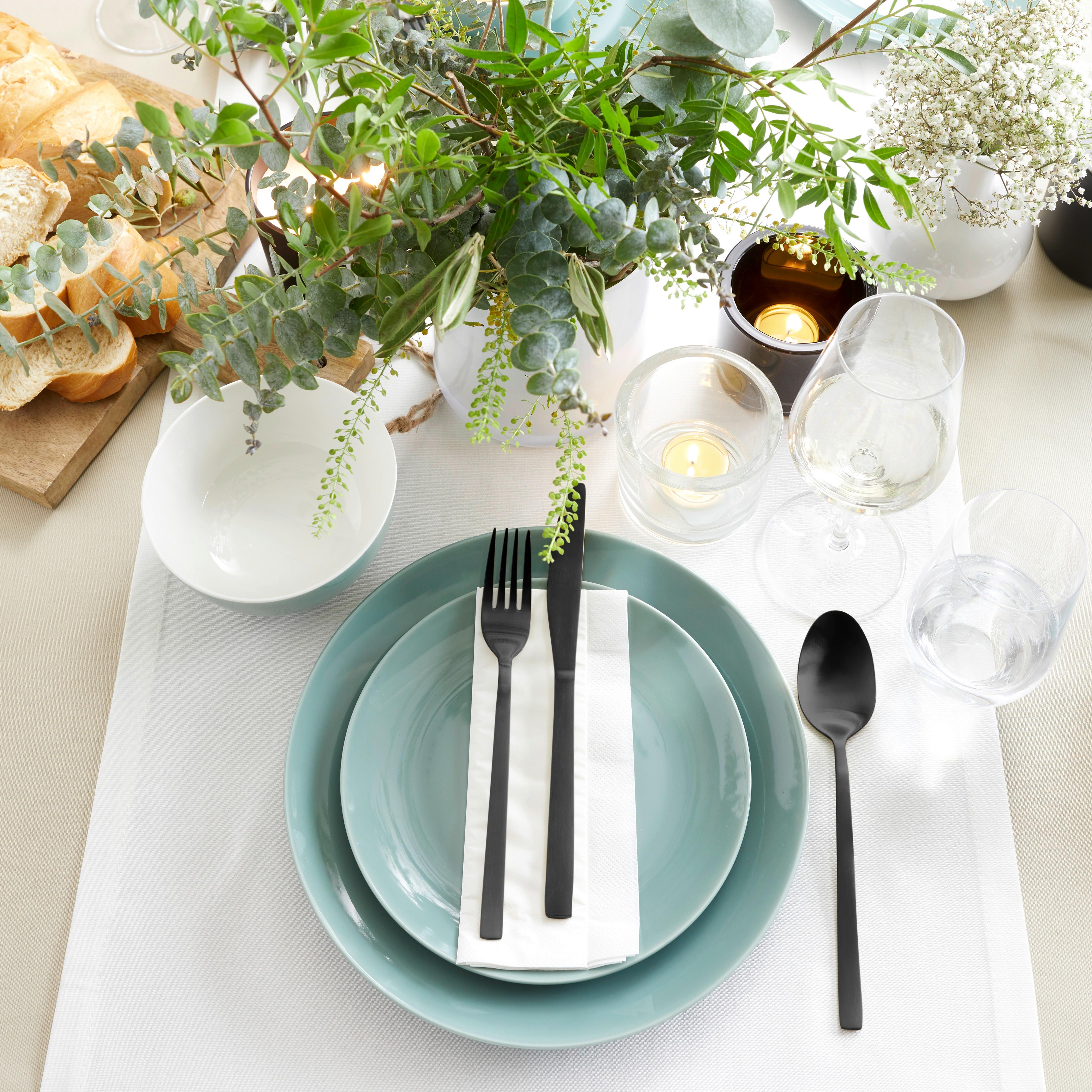 Besteckset Beverly 20-teilig - Schwarz, Lifestyle, Metall - Premium Living