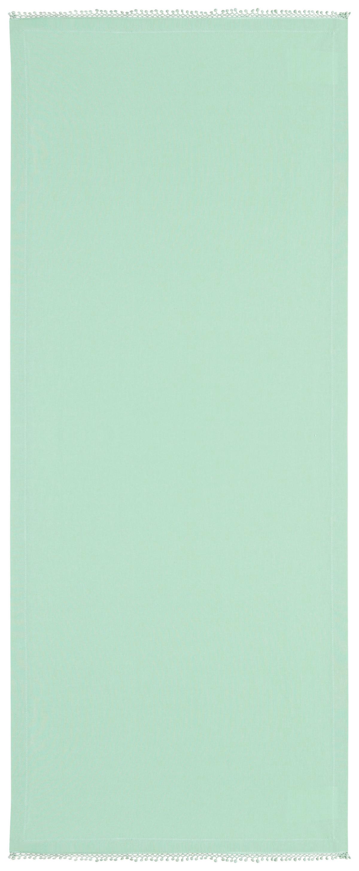 Asztali Futó Josefine - mentazöld, Romantik / Landhaus, textil (45/150cm) - Modern Living