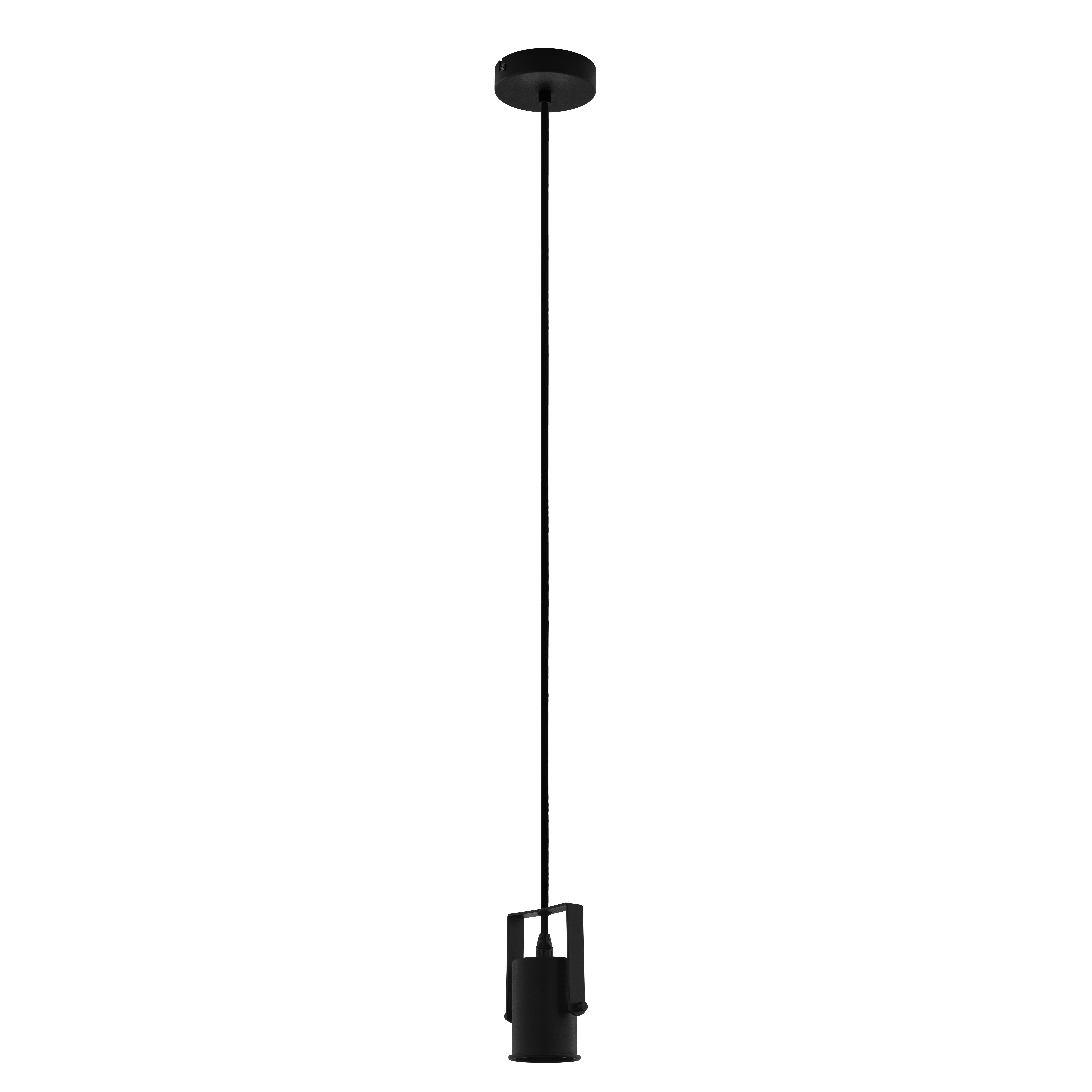 Hängeleuchte 31073*calari - Schwarz, Design, Metall (9,5/6,5/150cm) - Eglo