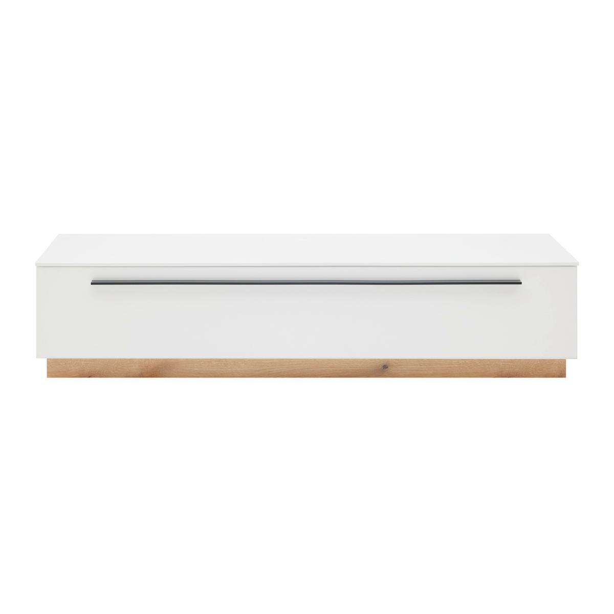 Tv-element Mateo, Bela - Moderno, umetna masa/leseni material (180/41/40cm) - Mömax