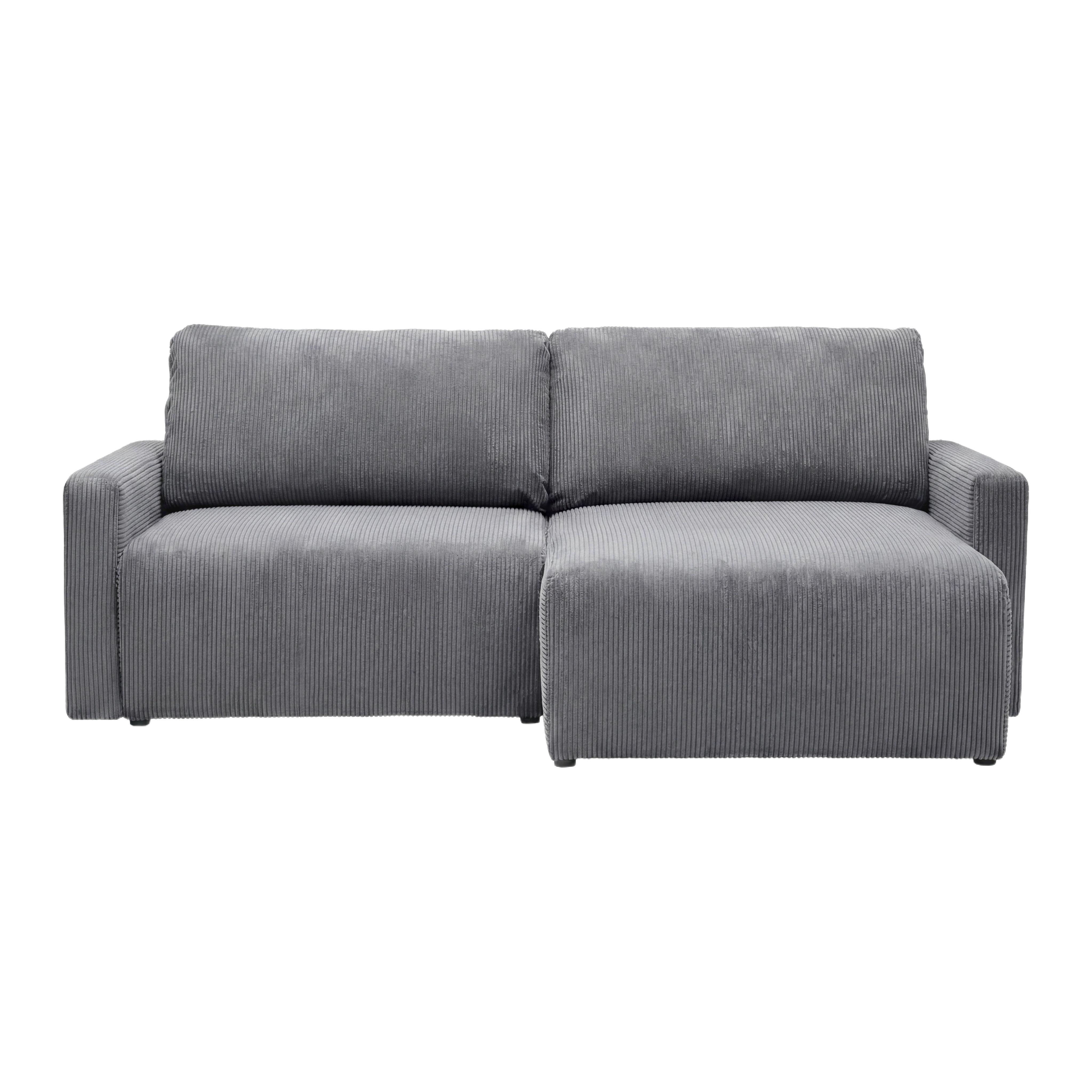 Coltar DAVE -BEST PRICE - gri închis, Modern, textil (227/92/146cm) - Best Price