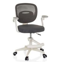 Mladinski Vrtljivi Stol Kiddy Smart, Siva - siva/bela, Moderno, umetna masa/tekstil (61/84-97/55cm) - MID.YOU