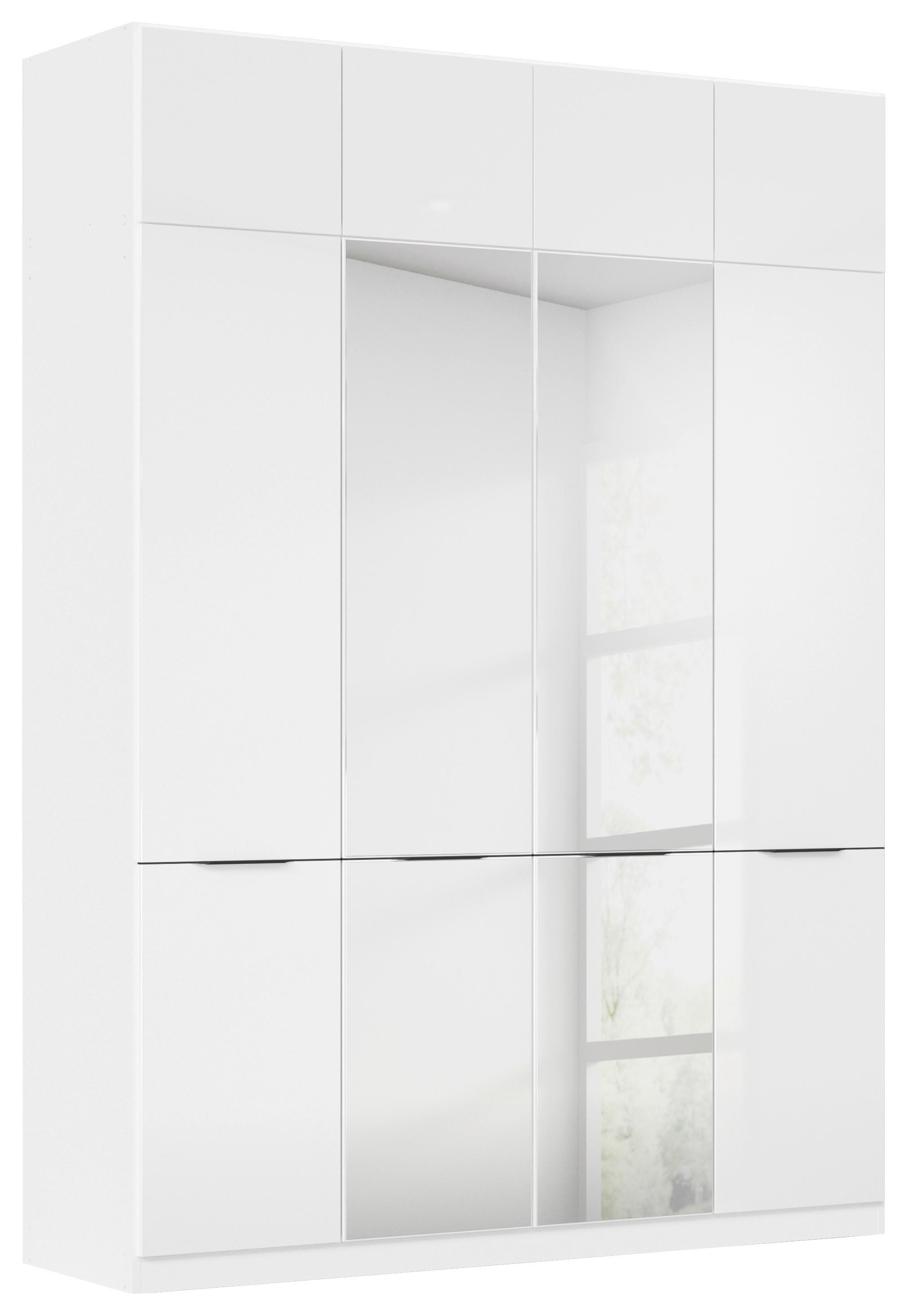 Nastavak Ormara Max - bijela/bijela visoki sjaj, Konvencionalno, drvni materijal (181/39/54cm) - Modern Living