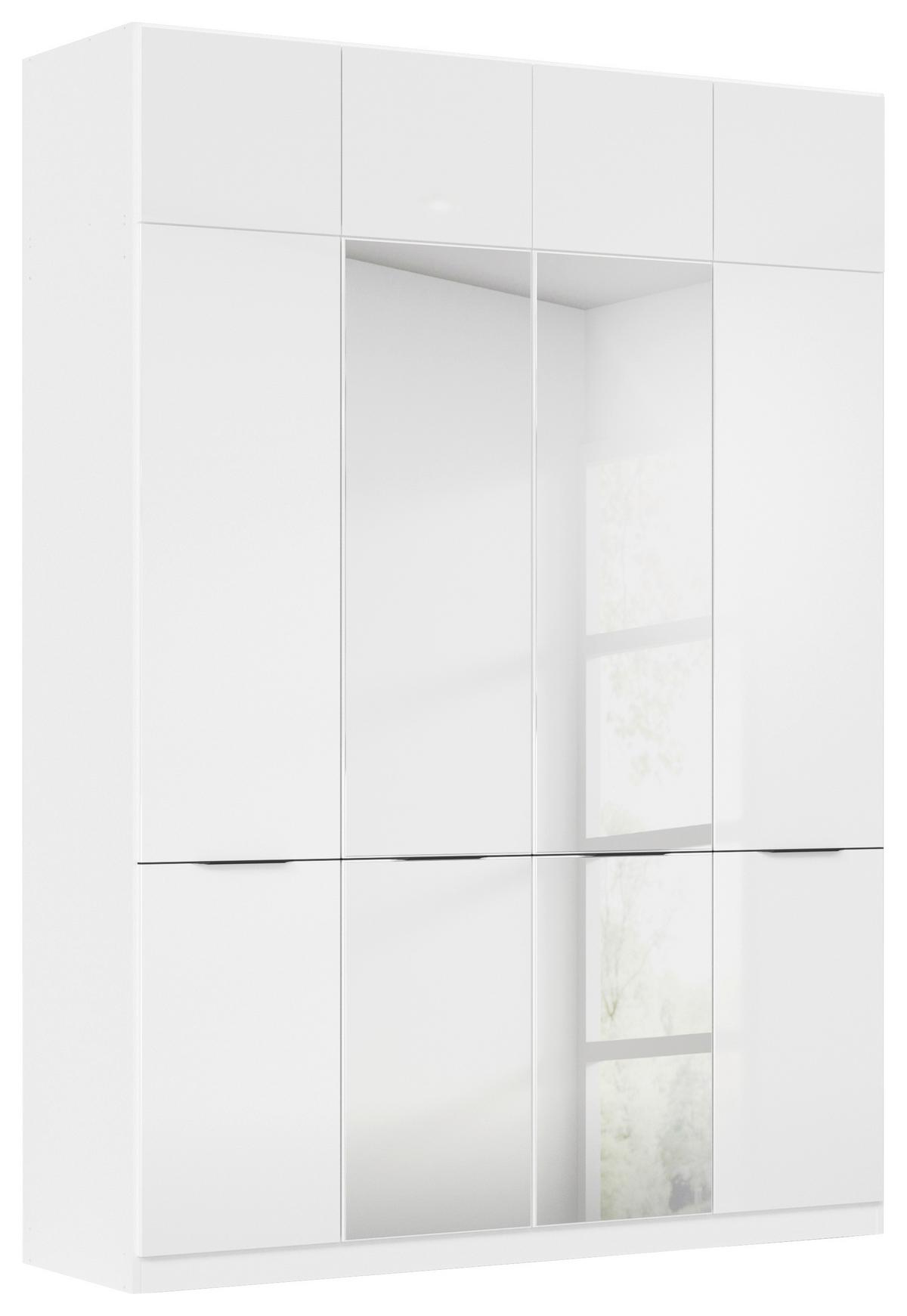 Nastavak Ormara Max - bijela/bijela visoki sjaj, Konvencionalno, drvni materijal (181/39/54cm) - Modern Living