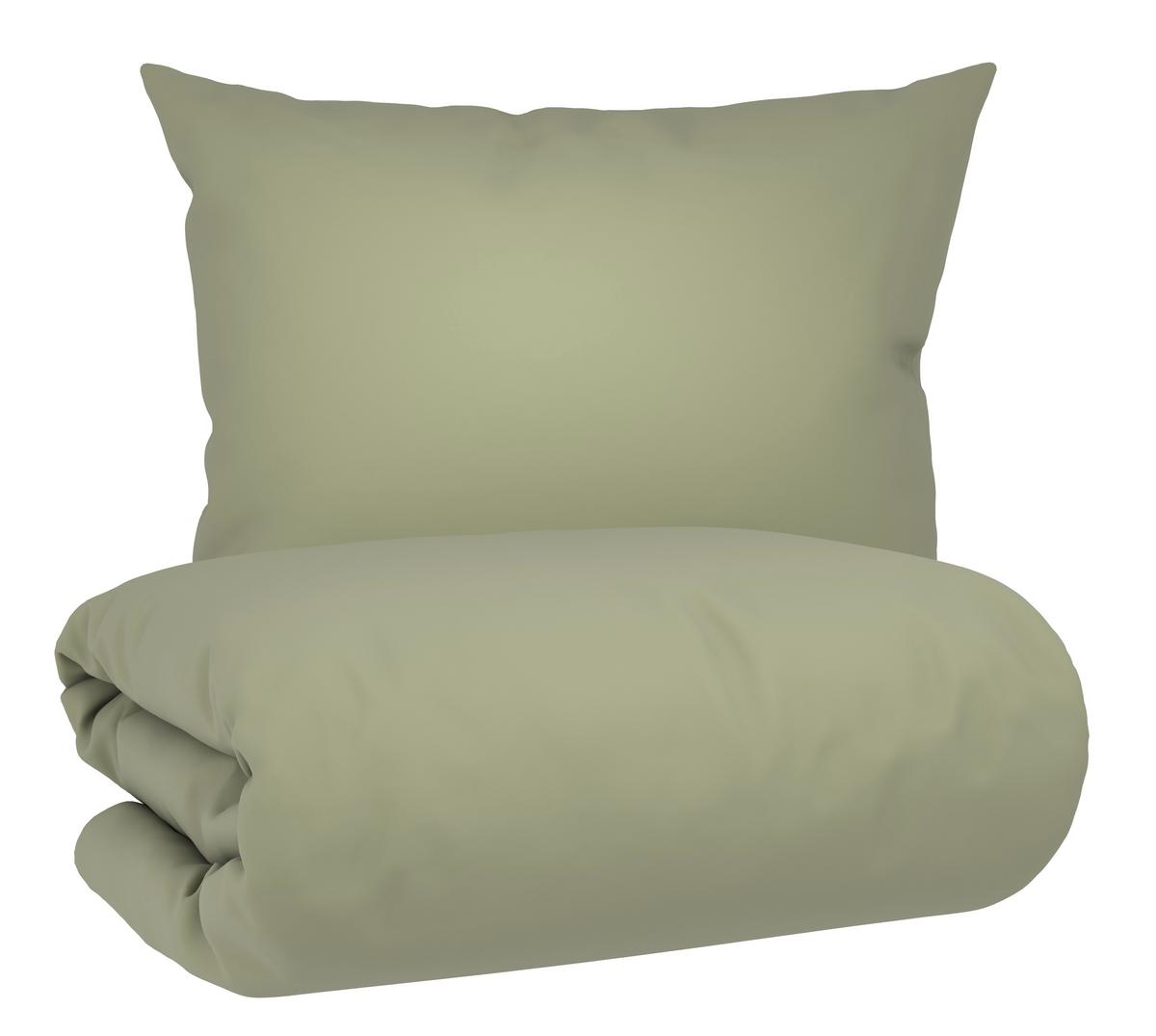 Ágyneműhuzat-garnitúra Elena - zöld, Modern, textil (140/200cm) - Mömax