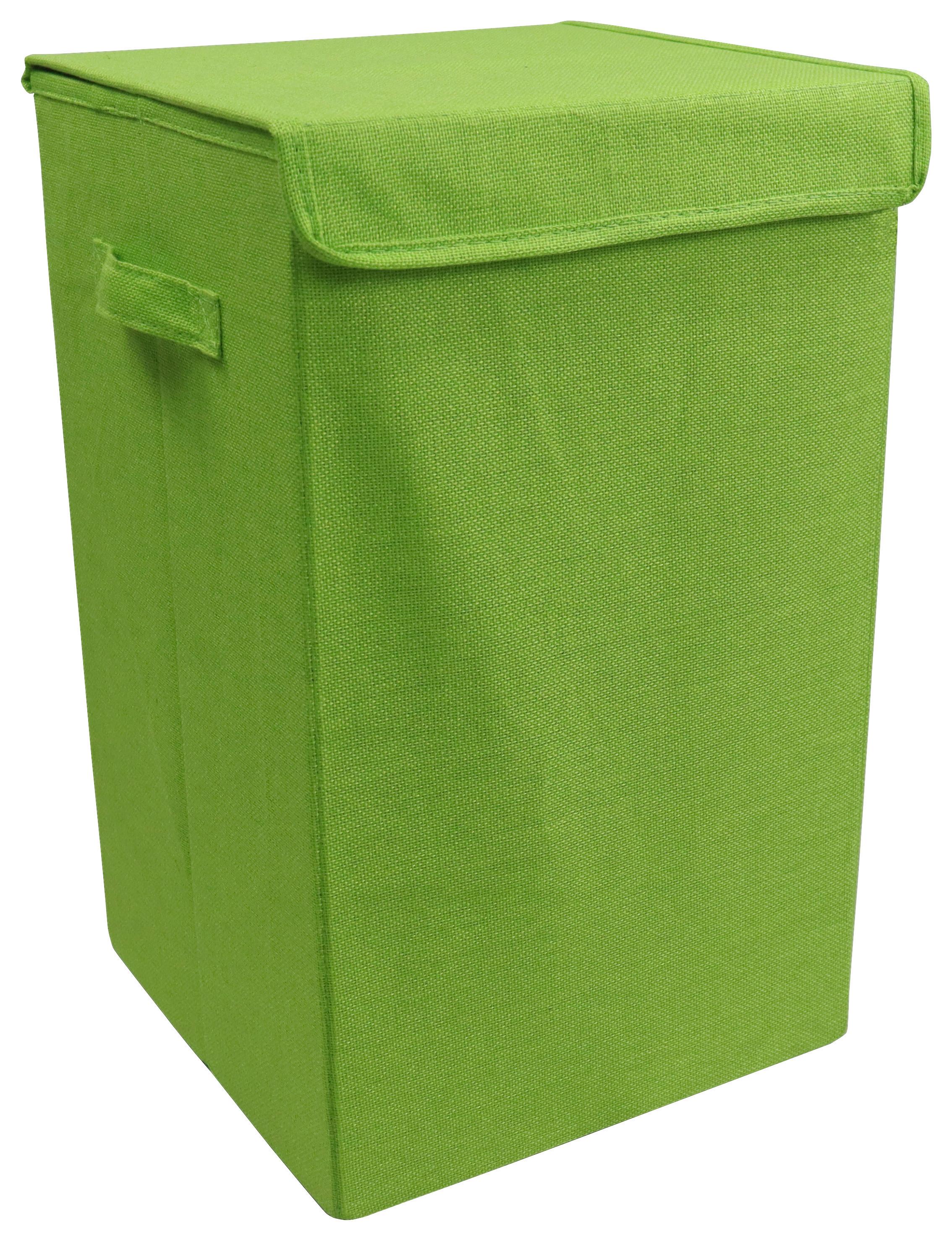 Košara Za Perilo Dreso M, Zelena - zelena, Moderno, tekstil (30/50/30cm) - MID.YOU