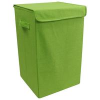 Wäschekorb Dreso M ca. 30x50x30 cm Grün - Grün, MODERN, Textil (30/50/30cm) - MID.YOU