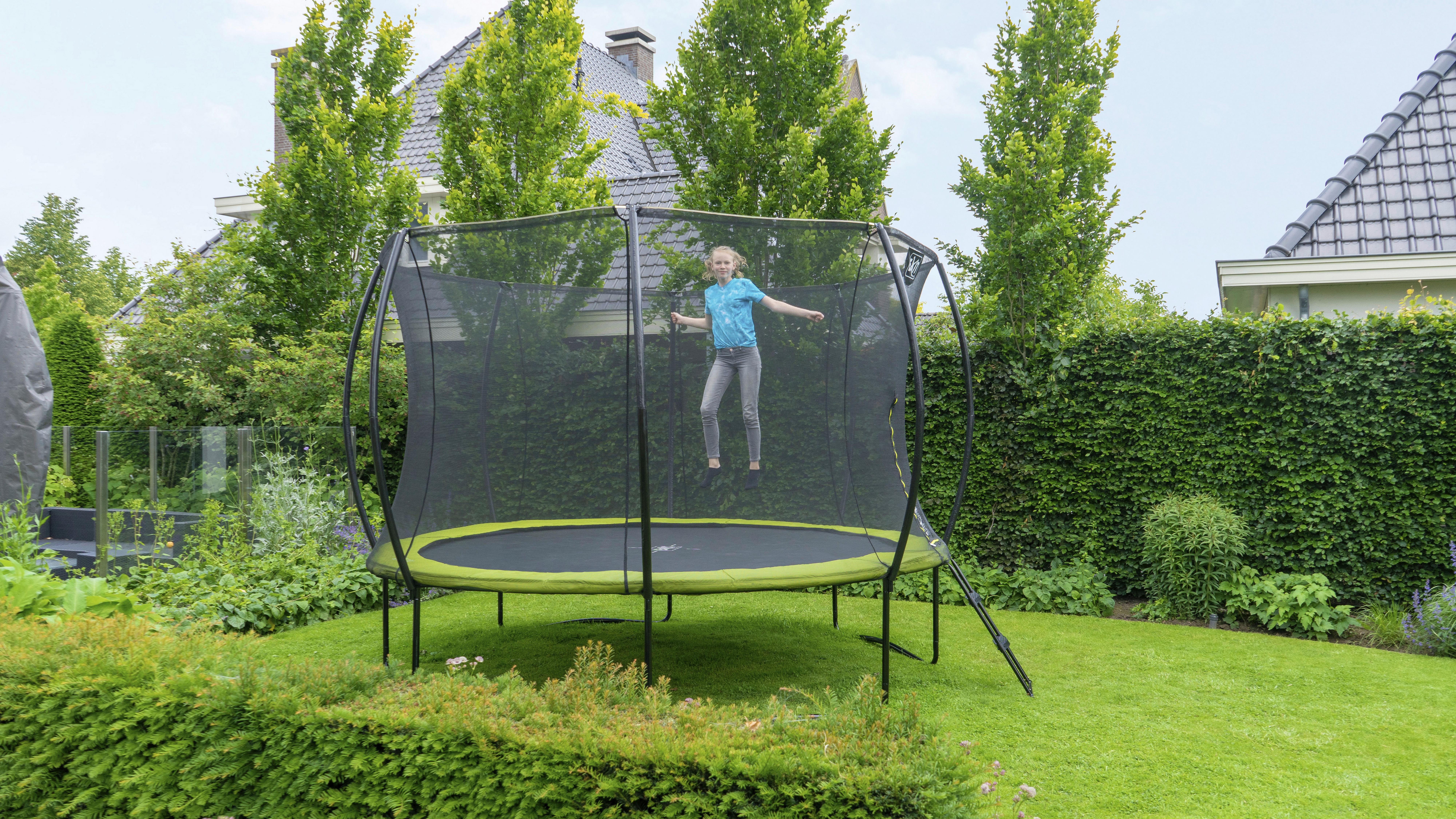 Trampolin Exit Silhouette, Ø 366cm - zelena, Konvencionalno (366/268cm) - EXIT Toys