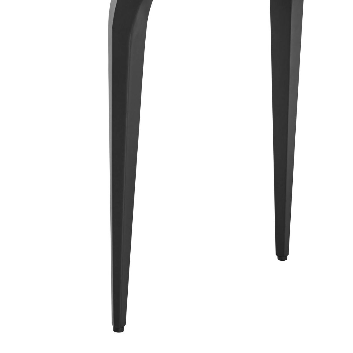 Jedilna Miza Ibiza, Keramika, Siva, 120x80 - siva/črna, Moderno, kovina/keramika (120/80/76cm)