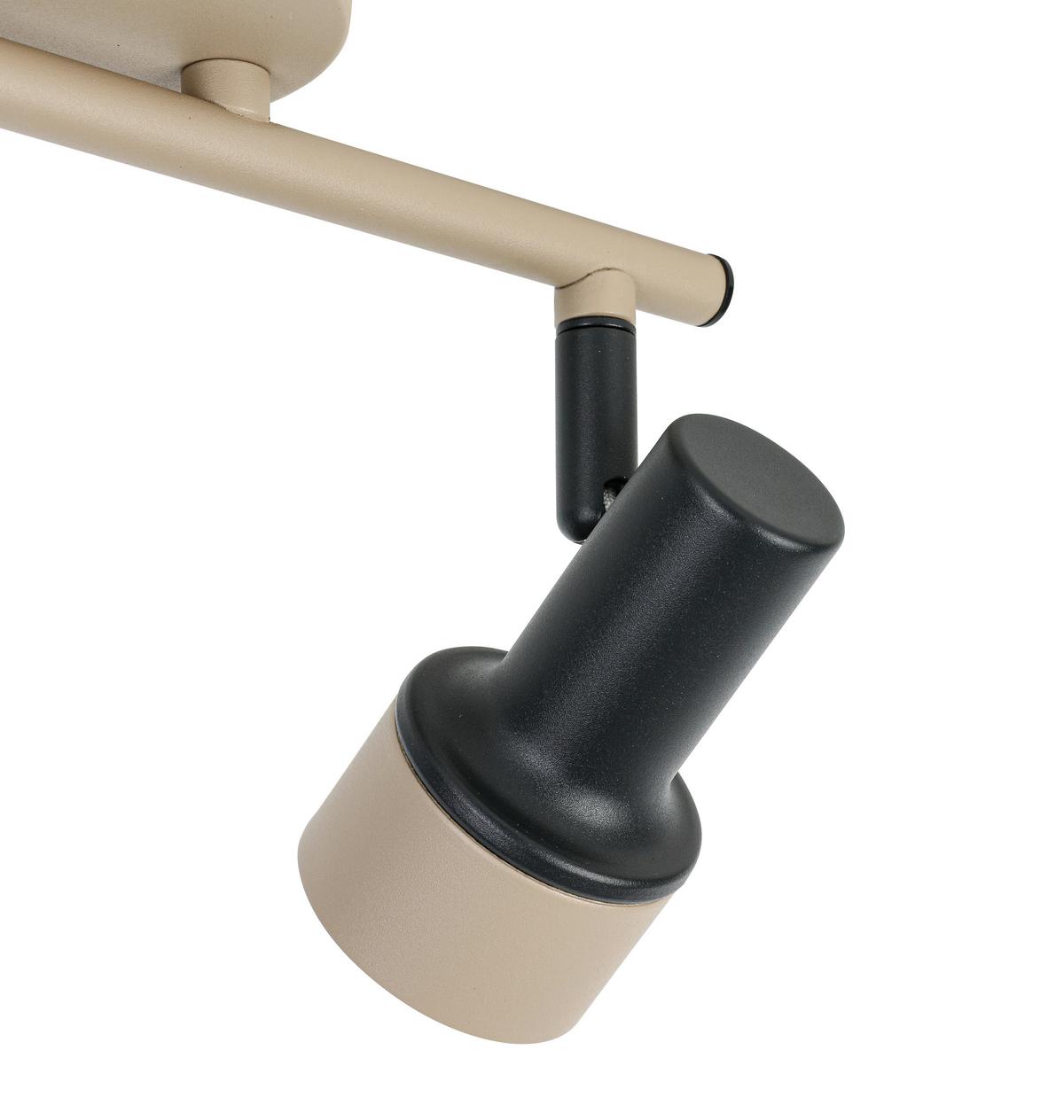 Reflektor Simba - črna/peščene barve, Romantika, kovina/umetna masa (27/8/12cm) - Mömax